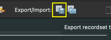workbench export